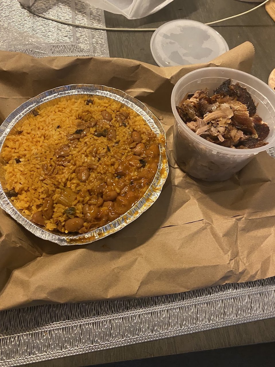 Pernil with Rice & Beans